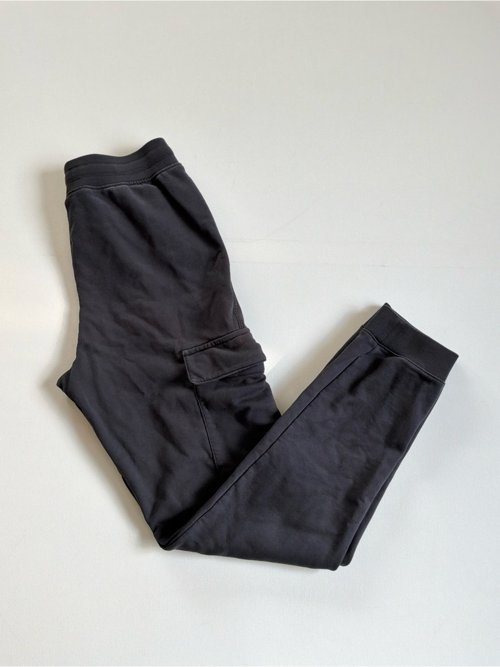 L.L. Bean Black Cargo Sweatpants Jogger Pants